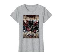 Marvel Venom: Let There Be Carnage Poster T-Shirt, Damen, Grau Meliert, XXL