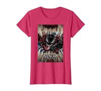 Marvel Venom: Let There Be Carnage Poster T-Shirt, Damen, Rot Meliert, L
