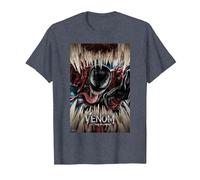 Marvel Venom: Let There Be Carnage Poster T-Shirt, Herren, Blau Meliert, 6XL
