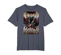Marvel Venom: Let There Be Carnage Poster T-Shirt, Herren Große Größen, Blau Meliert, 2X Tall