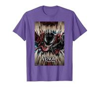 Marvel Venom: Let There Be Carnage Poster T-Shirt, Herren, Heidekrautlila, L