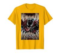 Marvel Venom: Let There Be Carnage Poster T-Shirt, Herren, Leuchtendes Gold, L