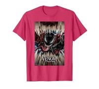 Marvel Venom: Let There Be Carnage Poster T-Shirt, Herren, Rot Meliert, XXL