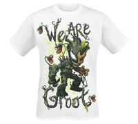 Marvel Venomized Groot - We Are Groot T-Shirt weiß in M