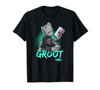 Marvel Wächter der Galaxie Neon Retro Baby Groot T-Shirt