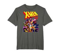 Marvel X-Men 97 Comic T-Shirt, Herren Große Größen, Anthrazit, 2X Tall