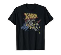 Marvel X-Men Classic Group Jump T-Shirt, Herren, Schwarz, 5XL