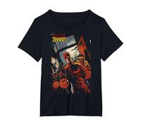 Marvel Zombies Daredevil Zombie Poster Halloween T-Shirt, Damen Große Größen, Schwarz, 5X