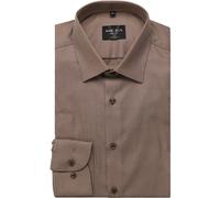 Marvelis Body Fit Hemd braun, Faux-uni