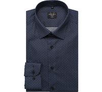 Marvelis Body Fit Hemd marine, Bedruckt