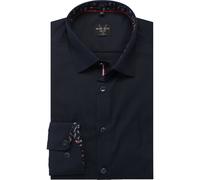 MARVELIS Body Fit Hemd marine, Einfarbig