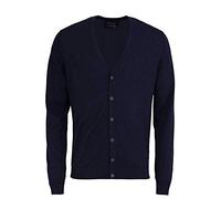 Marvelis Cardigan Langarm mit Knofleiste aus Merino Nachtblau Größe XXL