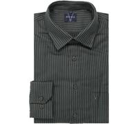MARVELIS Casual Regular Fit Hemd grau, Gestreift