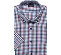 Marvelis Casual Regular Fit Hemd Kurzarm rot