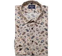 MARVELIS Casual Regular Fit Hemd natur, Bedruckt