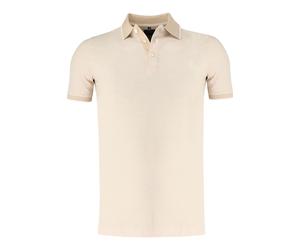 Marvelis Casual Regular Fit Poloshirt Kurzarm hellbeige