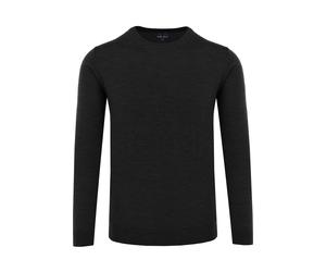 MARVELIS Casual Regular Fit Pullover schwarz, Einfarbig