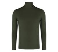 Marvelis Casual Regular Fit Rollkragenpullover oliv, Einfarbig