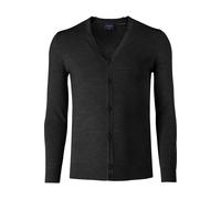 Marvelis Casual Regular Fit Strickjacke schwarz, Einfarbig