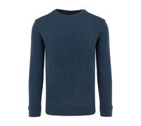 Marvelis Casual Regular Fit Sweatshirt Rundhals marine, Einfarbig