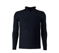 MARVELIS Casual Regular Fit Troyer marine, Einfarbig