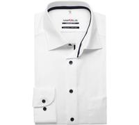 Marvelis Comfort Fit Hemd weiss, Einfarbig