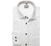 MARVELIS Comfort Fit Hemd weiss, Faux-uni