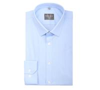 MARVELIS EXTRA LANGER ARM HEMD SUPER SLIM HELLBLAU - 39