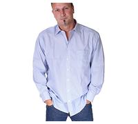Langarmhemd MARVELIS, Herren, Gr. 41, N-Gr, blau, Web, Obermaterial: 100% Baumwolle, comfort fit normal, Manschette, Hemden (64213433-41) blau