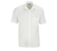 Marvelis Herren Businesshemd Kurzarm Non-Iron Comfort Fit,Einfarbig,New Kent,Hellbeige 20,44