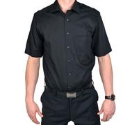Marvelis Herren Businesshemd Kurzarm Non-Iron Comfort Fit,Einfarbig,New Kent,schwarz 68,41