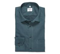 MARVELIS Modern Fit Hemd dunkelgrün, Faux-uni