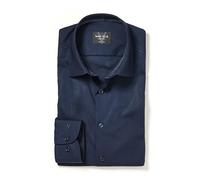 Marvelis Body Fit Hemd marine, Einfarbig