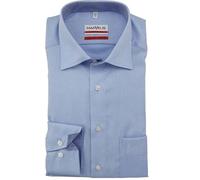 Marvelis Herren Businesshemd Langarm Modern-Fit,Einfarbig,New Kent,bleu 11,46