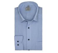 Marvelis Herren Businesshemd Langarm Non-Iron-Comfort-Fit,Chambray,New Kent