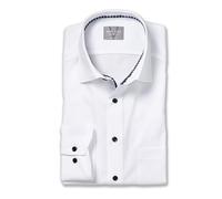 Marvelis Comfort Fit Hemd weiss, Einfarbig
