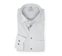 Marvelis Herren Businesshemd Langarm Non-Iron Comfort Fit,Muster,New Kent, Kragenweite:44