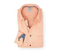 Marvelis Herren Businesshemd Langarm Non-Iron Comfort Fit,Struktur,New Kent, Kragenweite:44