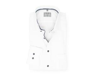 Marvelis Herren Businesshemd Langarm Non-Iron Comfort Fit,Struktur,New Kent, Kragenweite:46