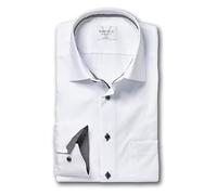 Marvelis Herren Businesshemd Langarm Non-Iron-Modern-Fit,Einfarbig,New Kent,Weiss 00,41