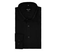 Marvelis Herren Hemd, Body Fit mit extra Langen Arm 69cm, Bügelleicht, New York Kent (41, Schwarz)