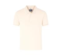 Marvelis Herren Poloshirt Modern Fit Polokragen Einfarbig Hellbeige, Größe:4XL
