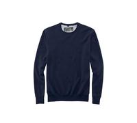 Marvelis Herren Pullover Casual Fit Rundhals Einfarbig Marine, Größe:3XL