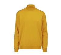 Marvelis Herren Rollkragenpullover Casual Fit Merino Einfarbig Gelb, Größe:3XL