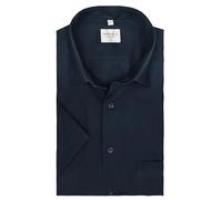 Marvelis Herrenhemd | Modern Fit | Kurzarm 12 cm | Dunkelblau | Bügelfrei | New Kent Kragen | Gr. 47