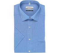 MARVELIS KURZARM HEMD CHAMBRAY COMFORT FIT BLAU - 43