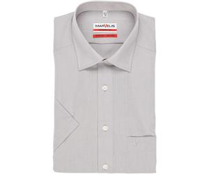MARVELIS KURZARM HEMD CHAMBRAY MODERN FIT GRAU - 46