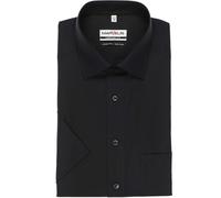 MARVELIS KURZARM HEMD POPELINE COMFORT FIT SCHWARZ - 40