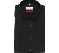 MARVELIS KURZARM HEMD POPELINE MODERN FIT SCHWARZ - 47