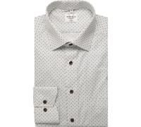 Marvelis Modern Fit Hemd beige, Bedruckt